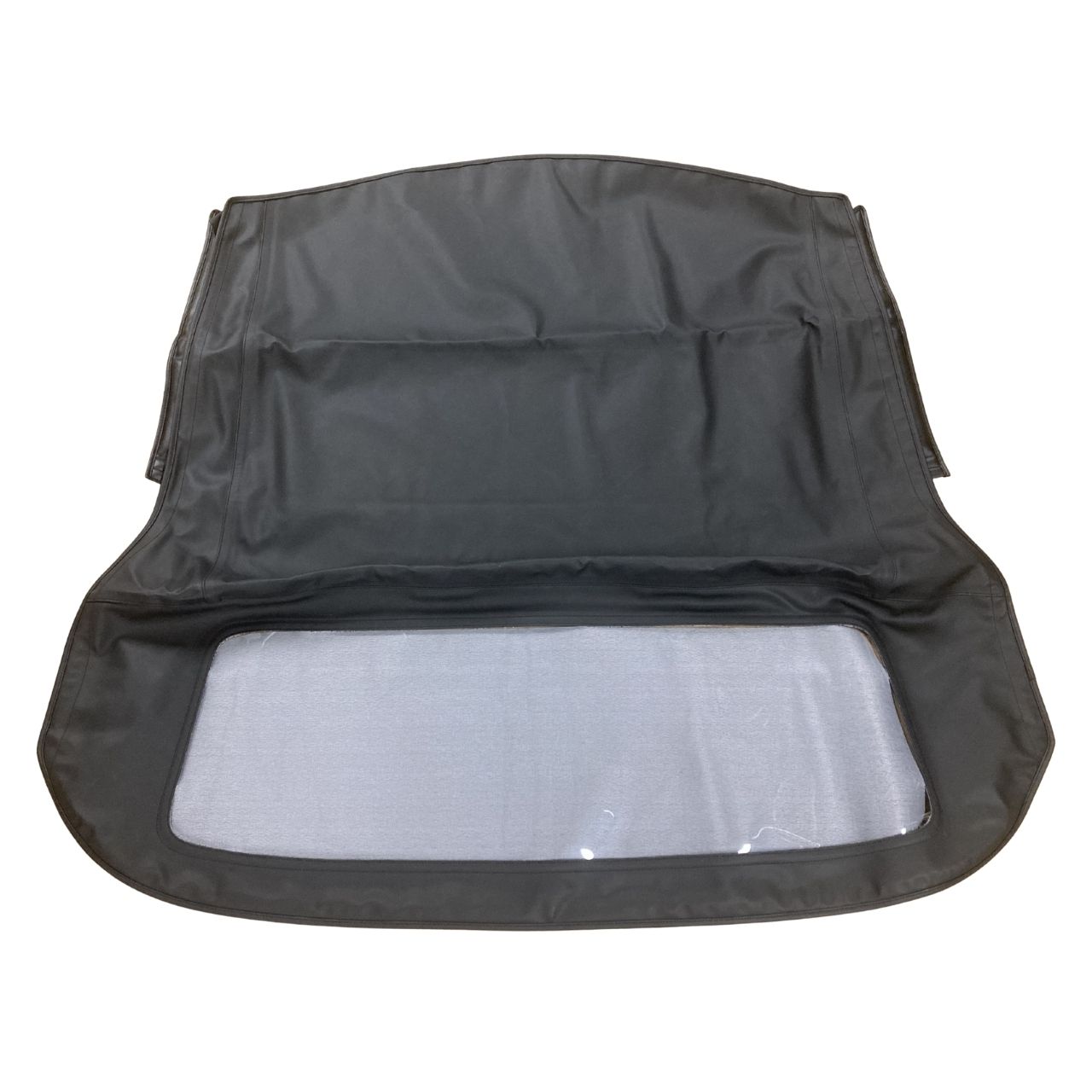 Verdeck (PVC) Fiat 124 Spider (66-78) schwarz/schwarz (klare Scheibe)