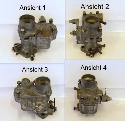 Carburateur SOLEX C22 Fiat 600 (NOUVEAU)