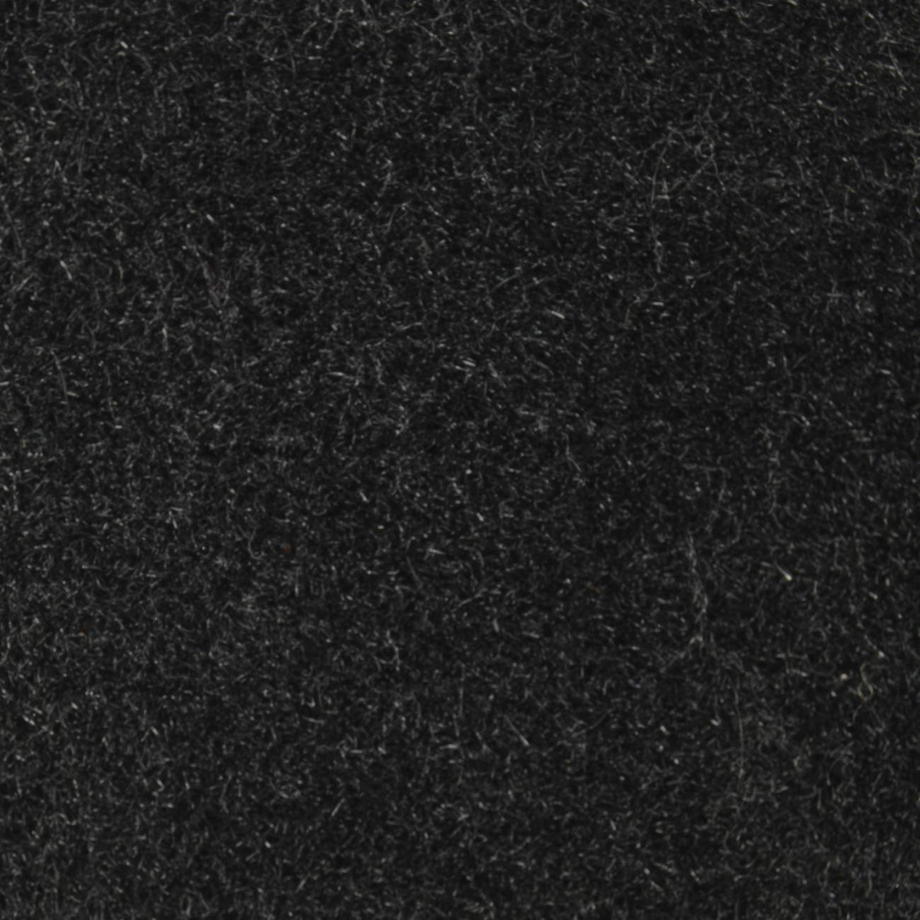 Carpet Pattern Velour Black Material Sample 'S2