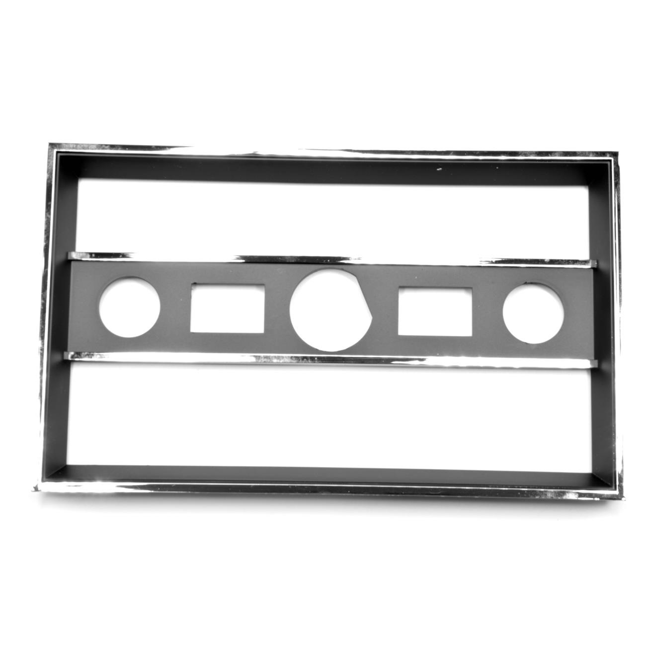 Chrome frame for dashboard original Fiat 124 Spider (79-80)