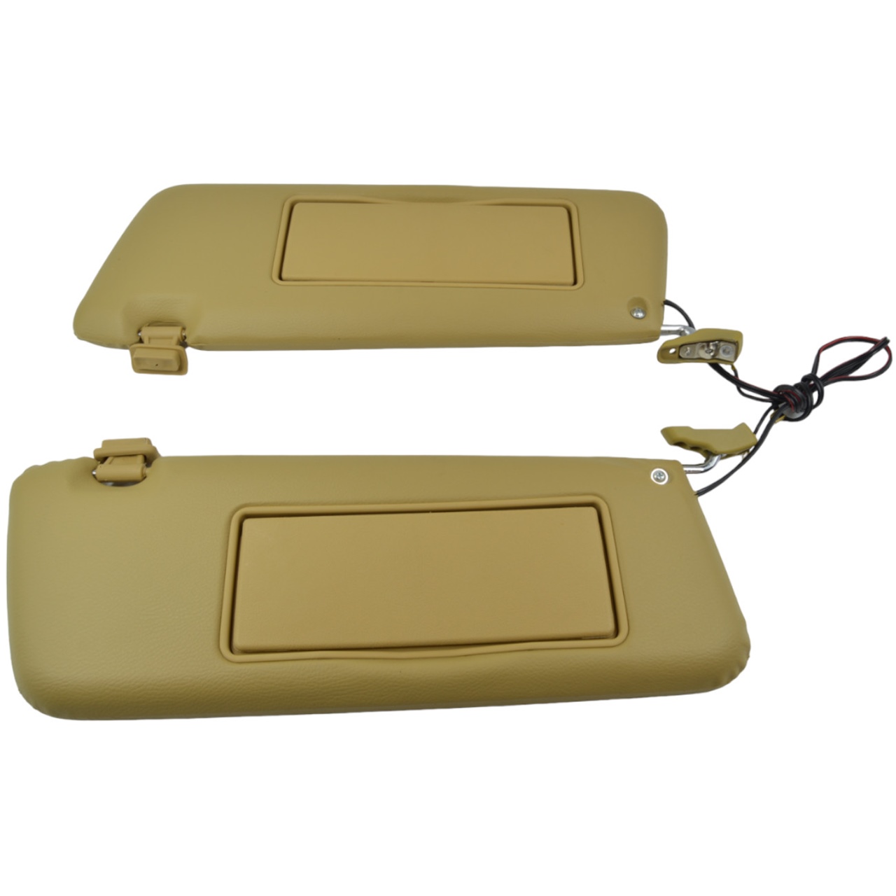 Sonnenblenden Satz beige (mit Schminkspiegeln) Mercedes-Benz R107 560SL