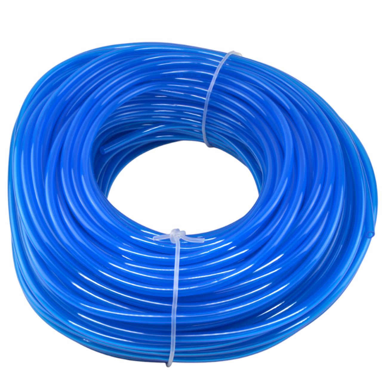 Benzinschlauch 5 x 9 mm blau transparent - Meter