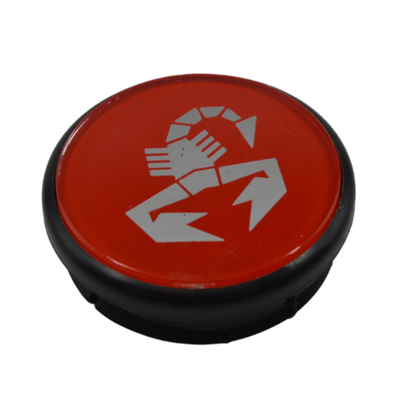 Couvercle de moyeu de roue ABARTH (rouge)
