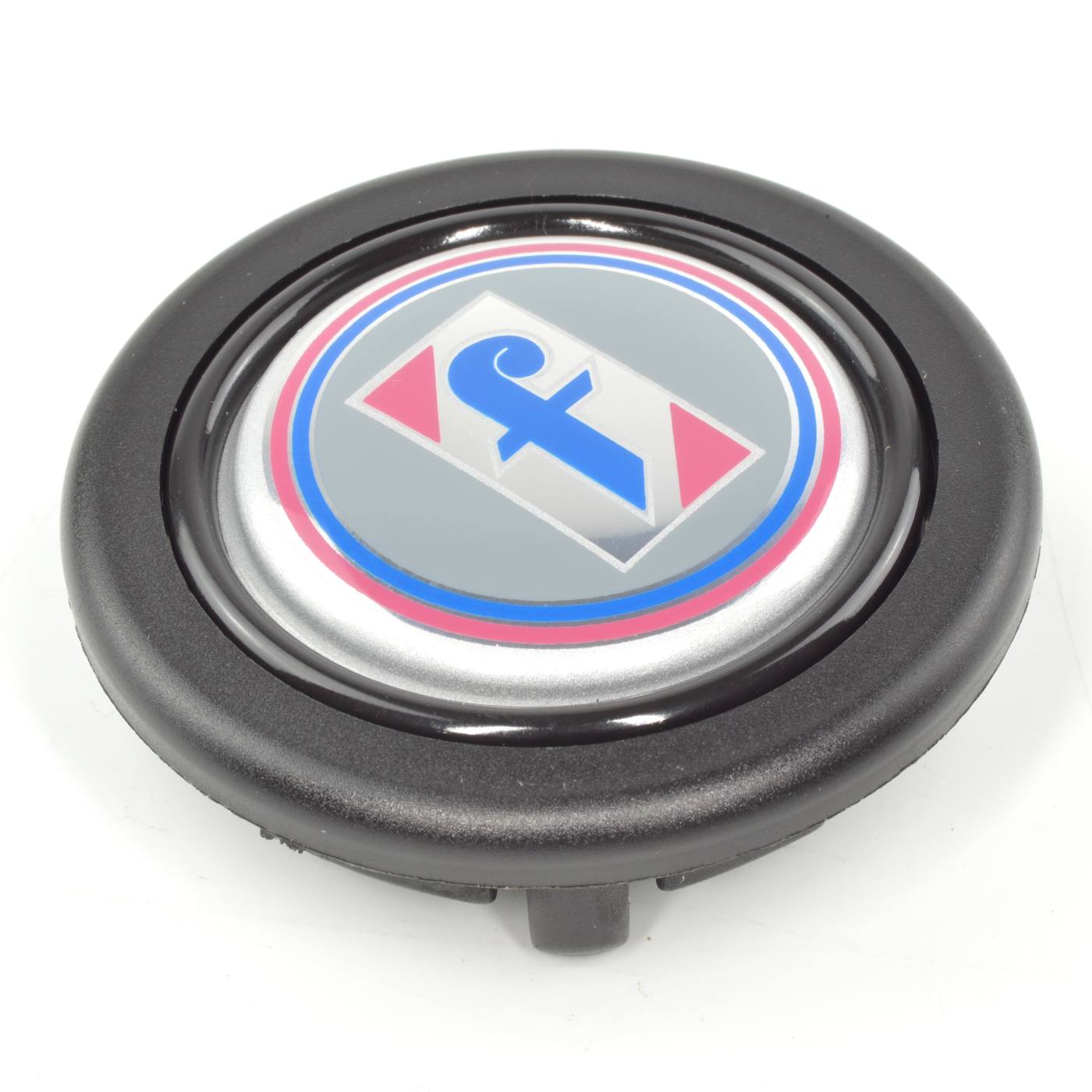 Hupenknopf mit Pininfarina Logo Fiat 124 Spider