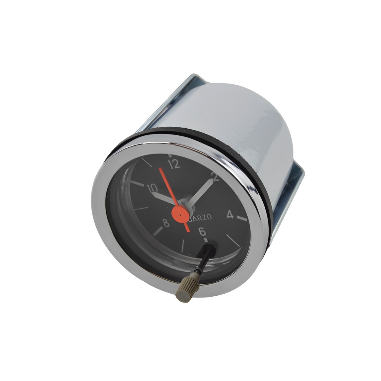 Uhr analog, Fiat 124 Spider (66-82), 124 Coupé, 124 Limousine - verchromter Ring Zeituhr 52mm