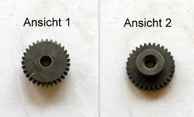 Reverse gear wheel Fiat 128, X 1/9