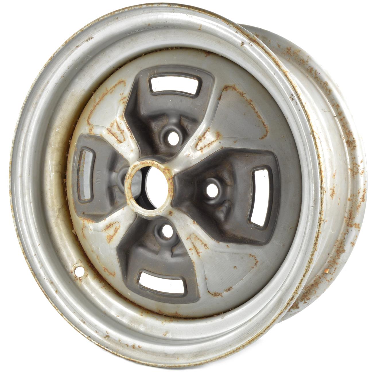 Jante en acier 5x13 avec 4 champs Fiat 124 Spider (79-80) noire