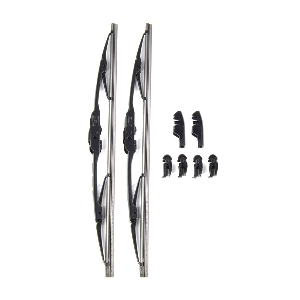 Wischerblattsatz 38cm (2xWischerblätter) Fiat 124 Spider Schwarz