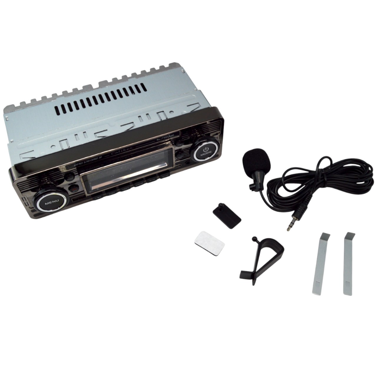 Autoradio Caliber Retro (nera) con Bluetooth, USB, AUX e DAB+