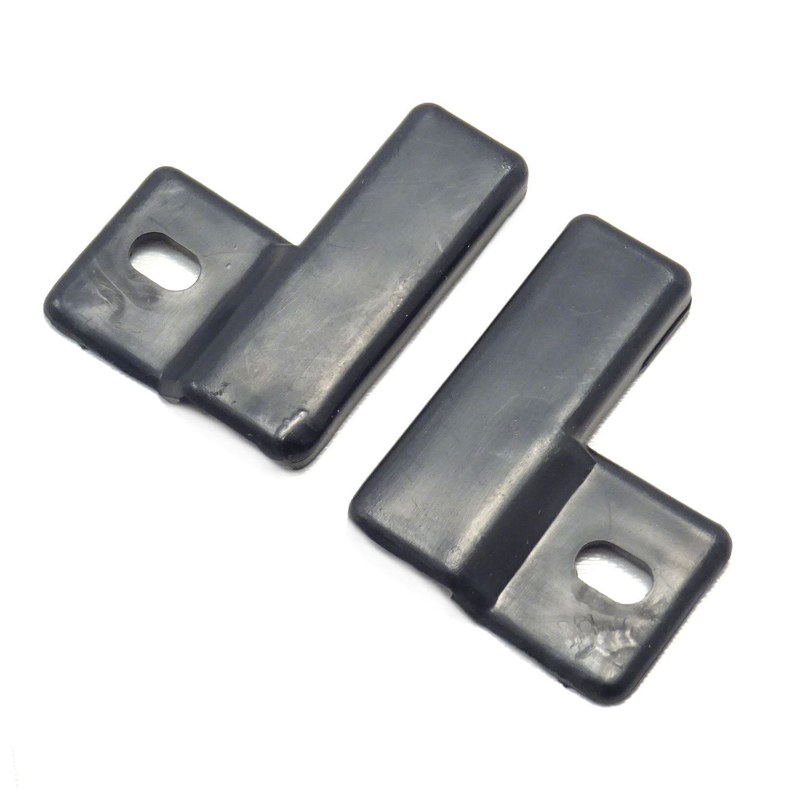 Kunststoff Abdeckungen Satz rechts links innen Verdeckgestänge L-Förmig Fiat 124 Spider