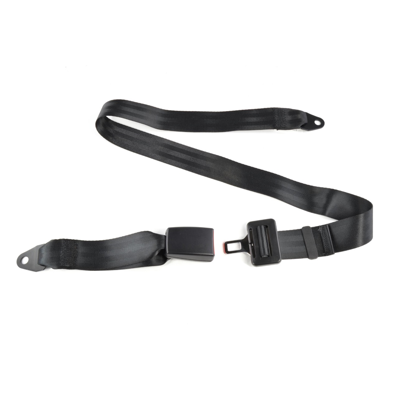 Beckengurt Statik schwarz 2-Punkt Sicherheitsgurt