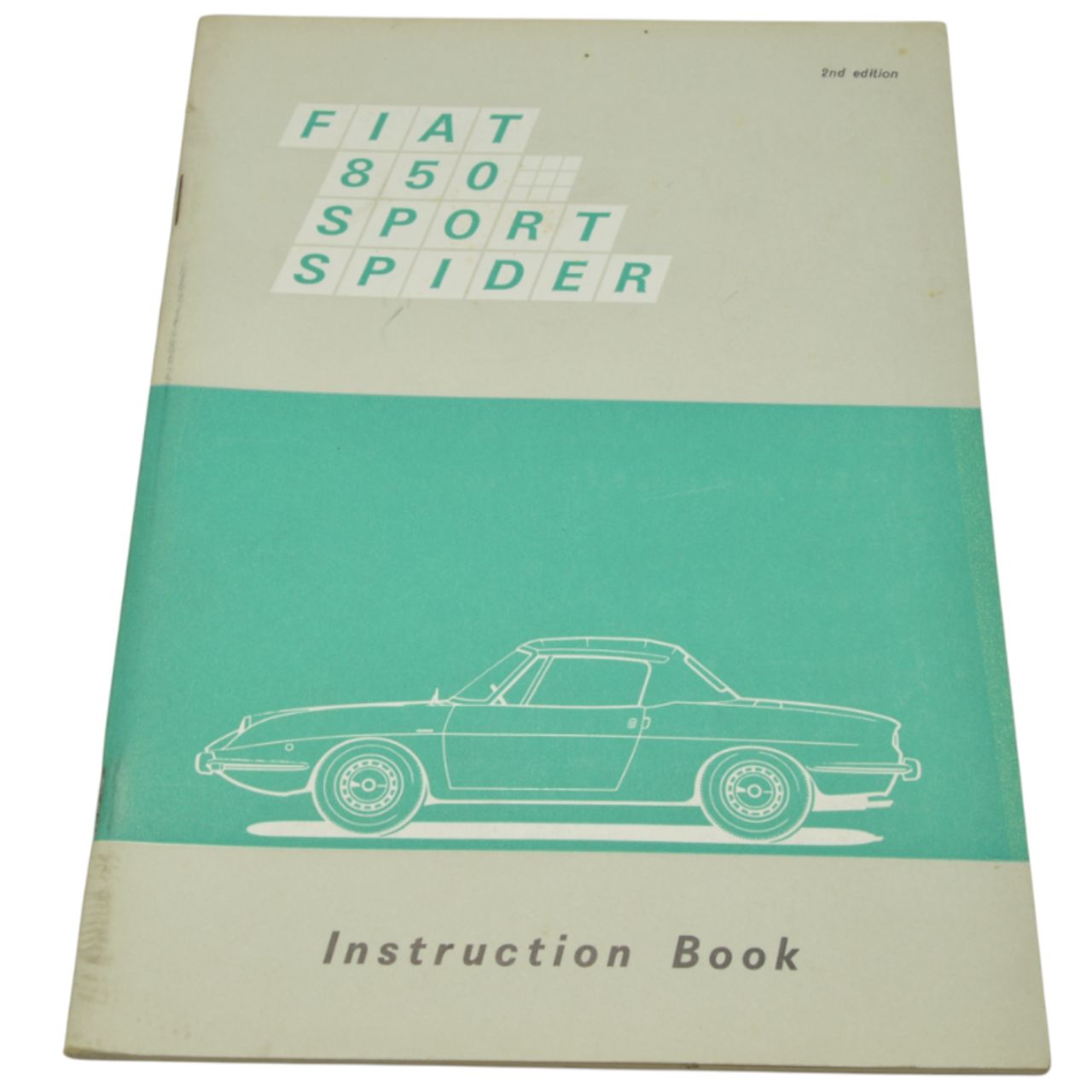 Gebruiksaanwijzing Fiat 850 Sport Spider Engels origineel