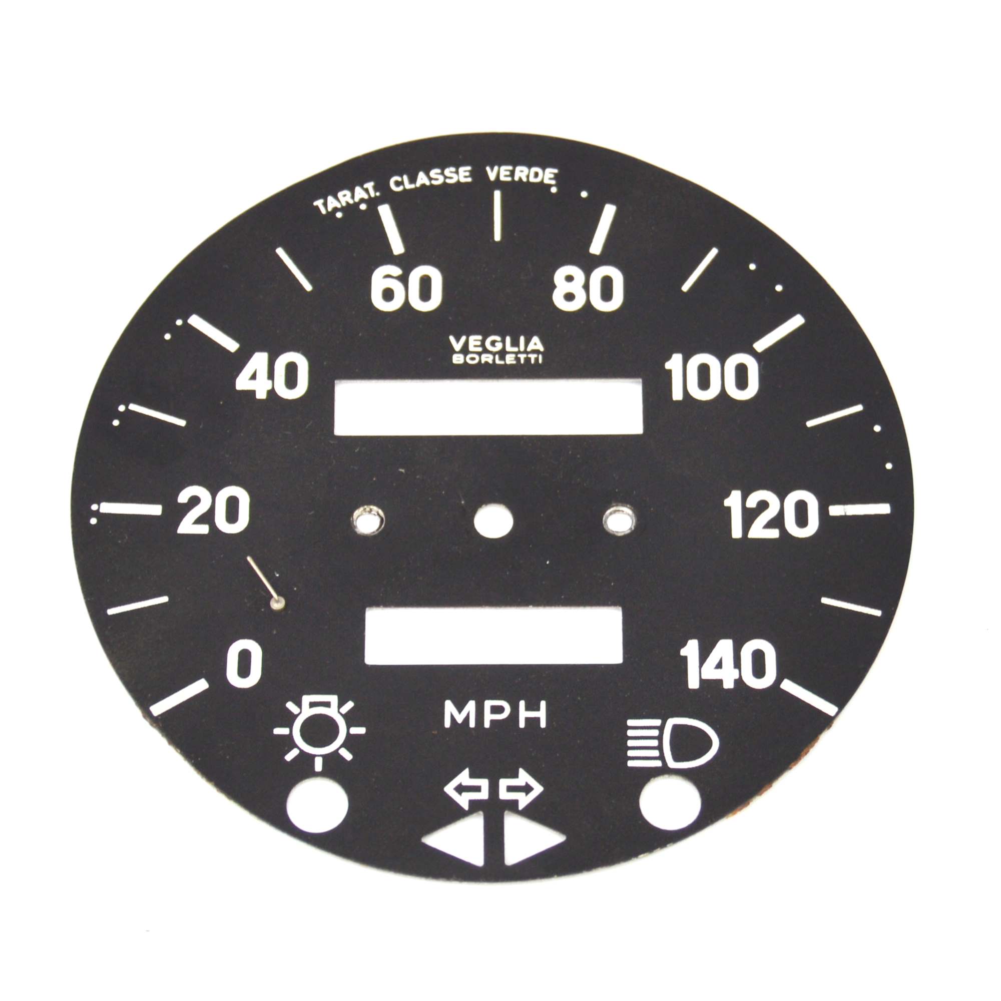 Disco tachimetrico fino a 140 mph Fiat 124 Spider AS-BS-CS
