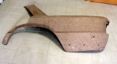 Achterspatbord links Fiat 130 Berlina