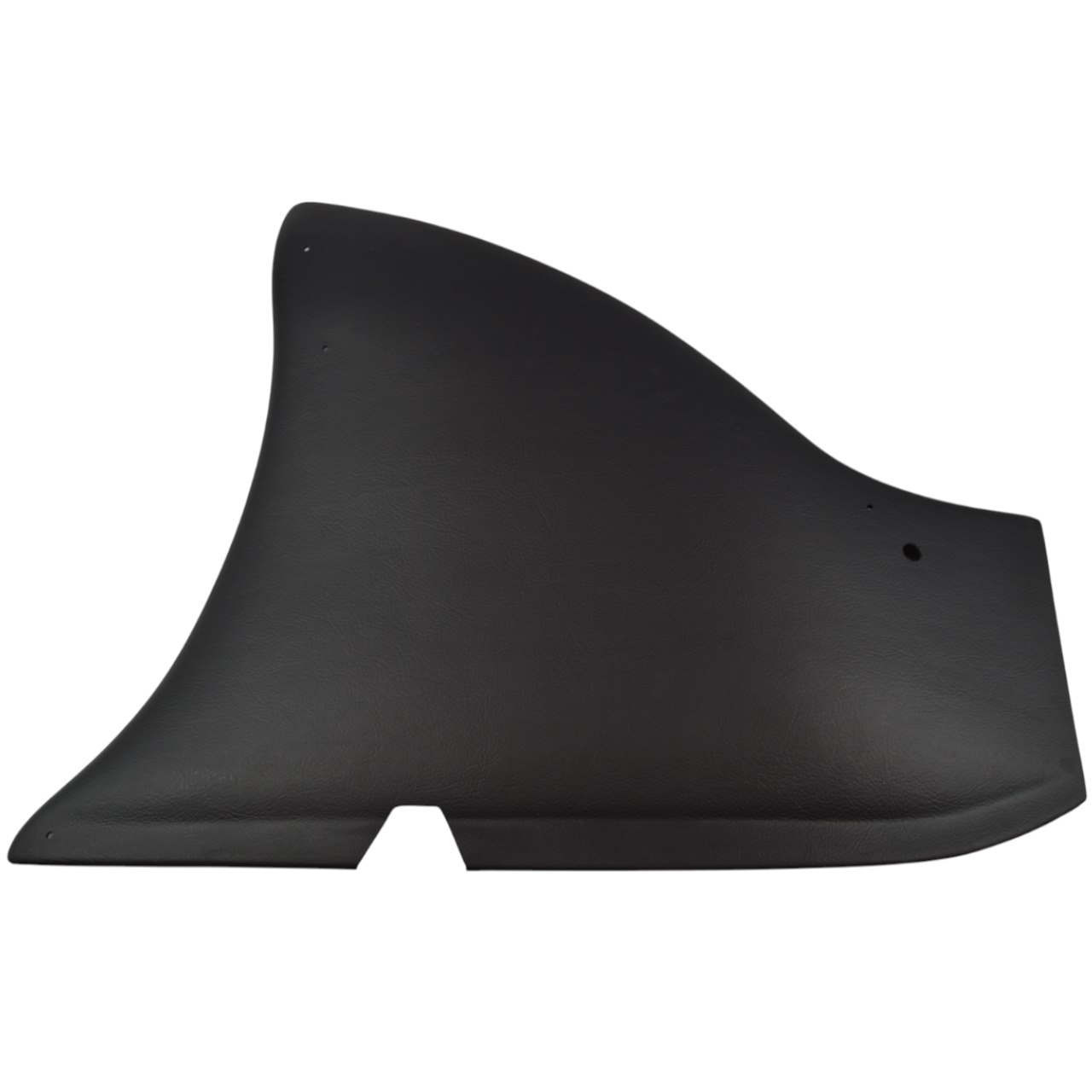 Side panel rear right Fiat 124 Spider (66-77) black without cutout for belt reel
