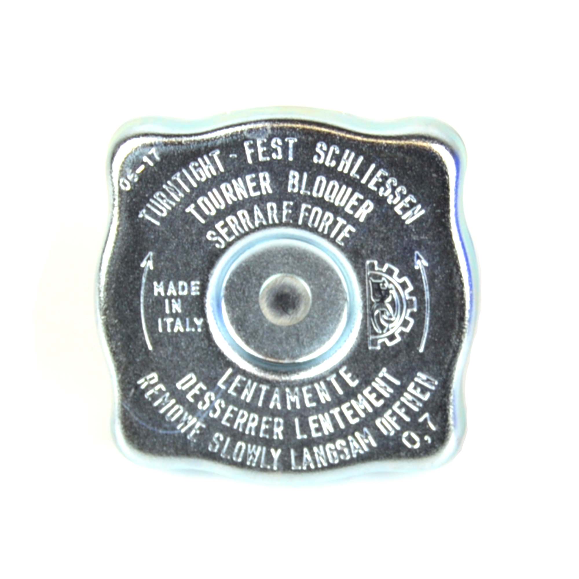 Kühlerverschluss 32mm Fiat 124 Spider - Made in Italy