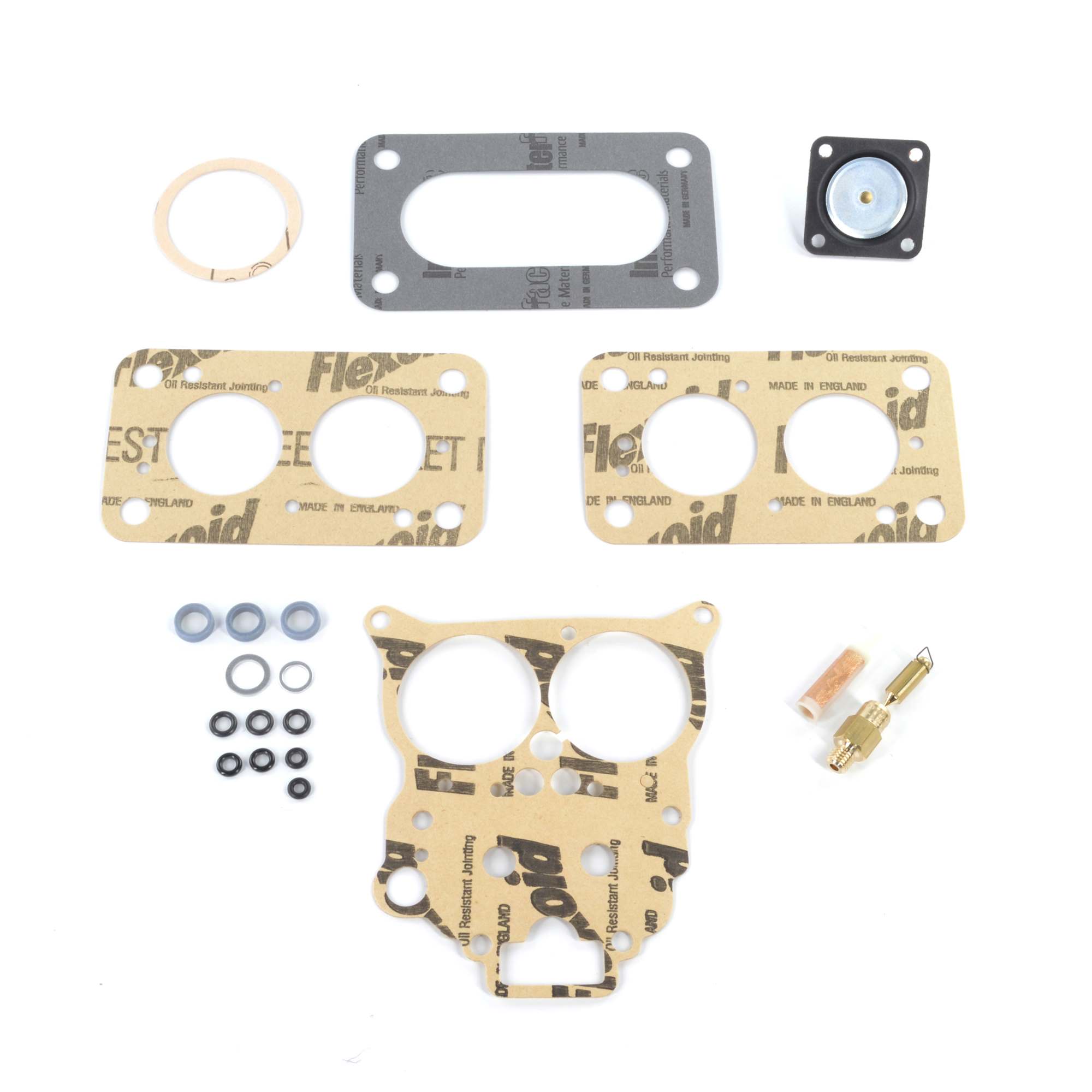 Carburettor gasket set Weber 32 ADFA 15/101 Fiat 124 Spider