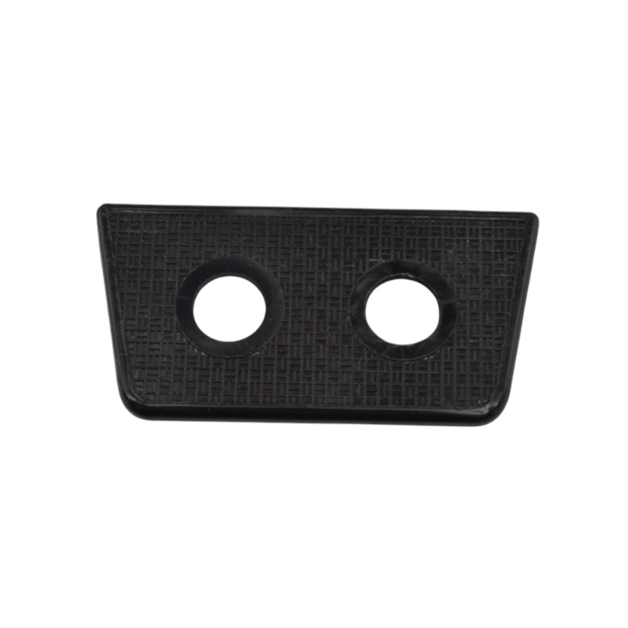 Blende für zwei Schalter/Kontrollleuchten universal schwarz