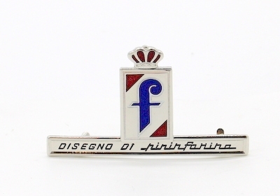 Emblema PININFARINA - Fiat 1500 Cabrio