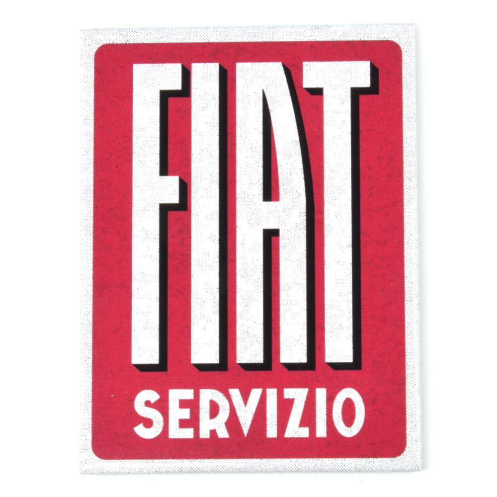 Fiat Magneet - Servizio (logo rood)