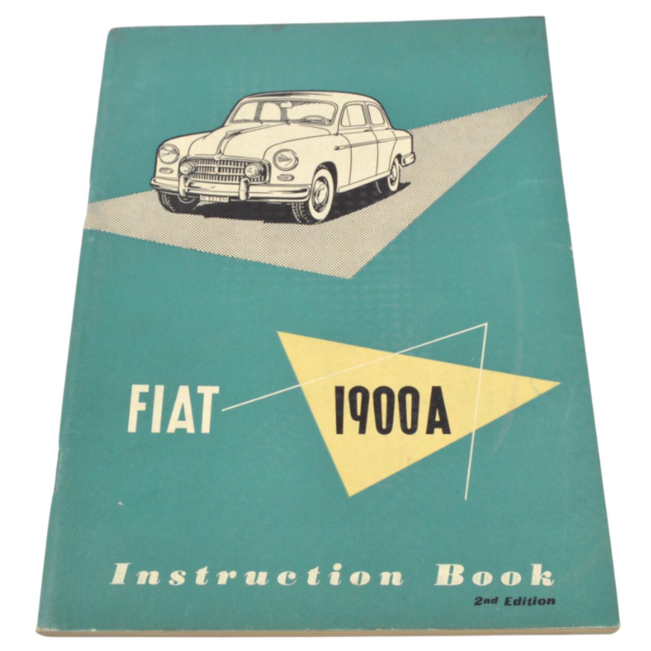 Betriebsanleitung Fiat 1900 A englisch original