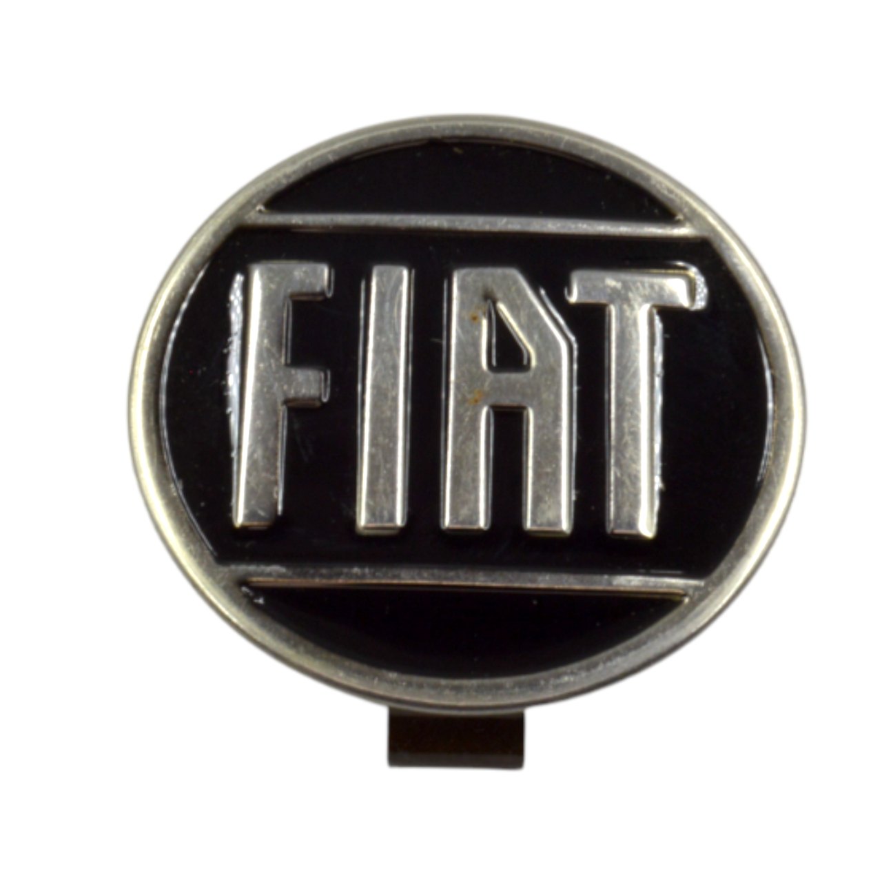 Calota do cubo da roda preta Fiat 850 Sport