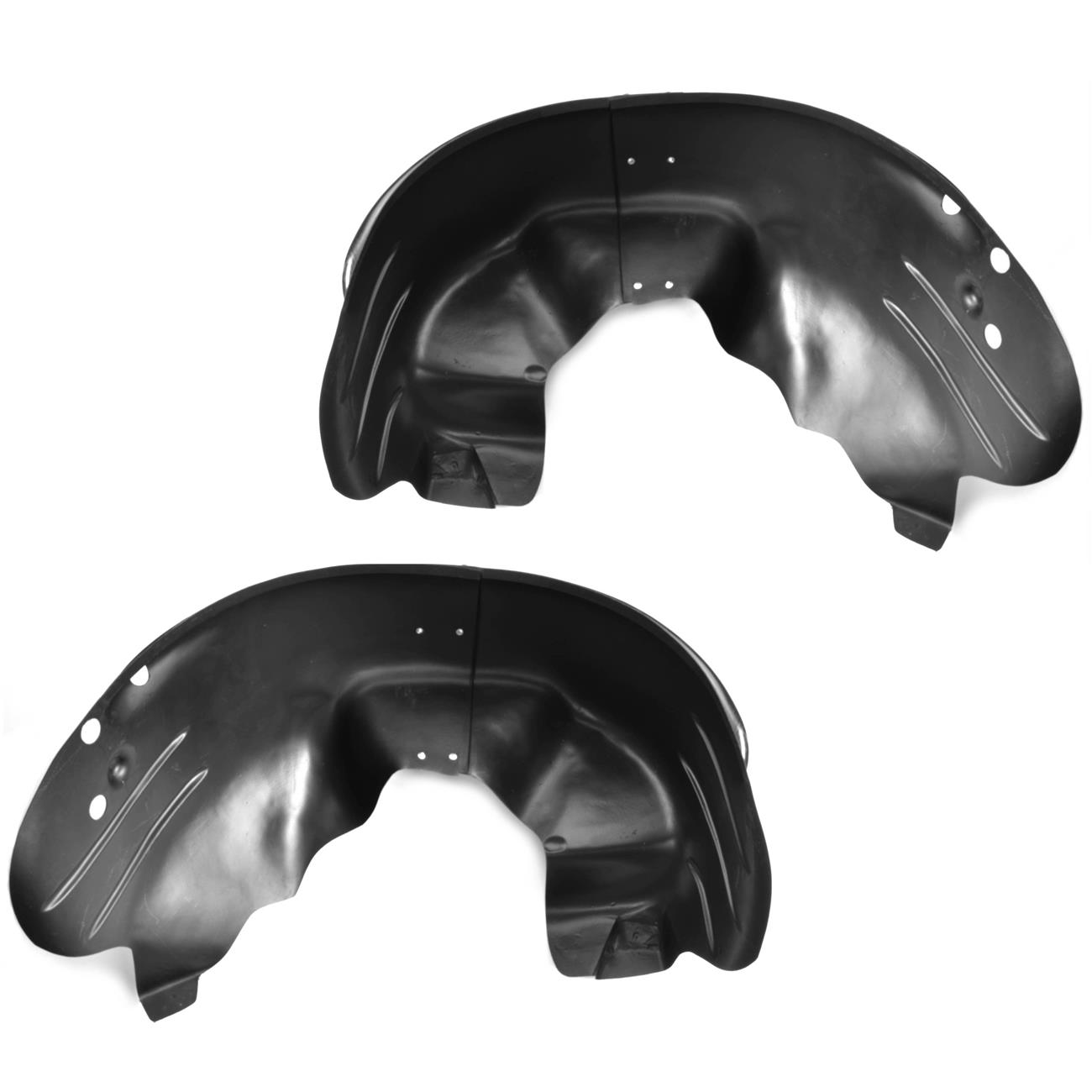 Set binnenspatborden Fiat 124 Spider (wielkastbekleding 2-delige versie zoals origineel)