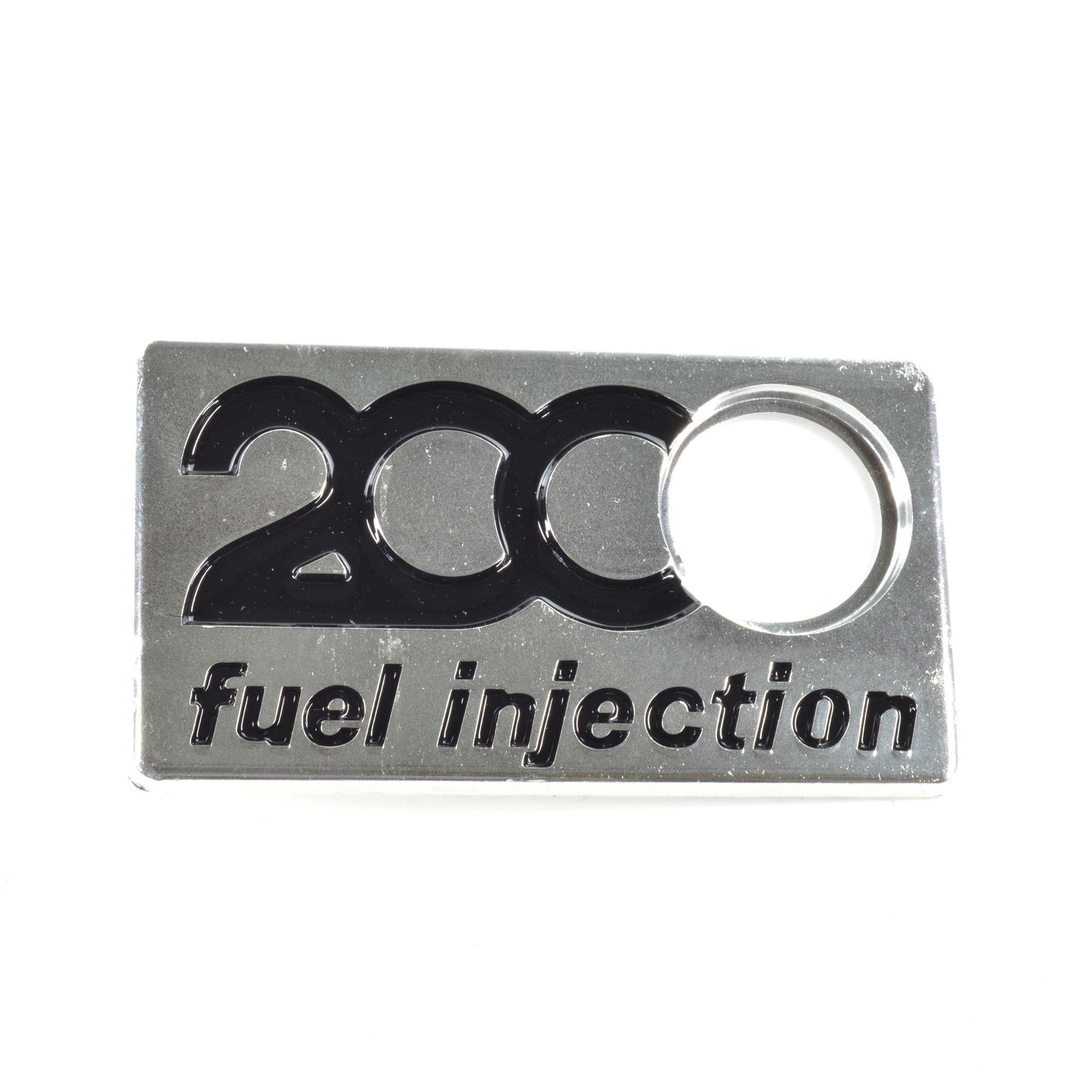Scritta "2000 iniezione carburante" Targa in metallo Fiat 124 Spider