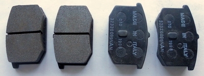 Satz Bremsklötze hinten Lancia Gamma