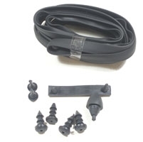 Juego de juntas/gomas para maletero Fiat 500