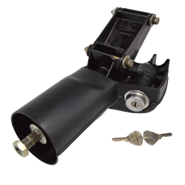 Lenksäule oben komplett inkl. Verkleidung und Zündschloss original Fiat 850 Sport