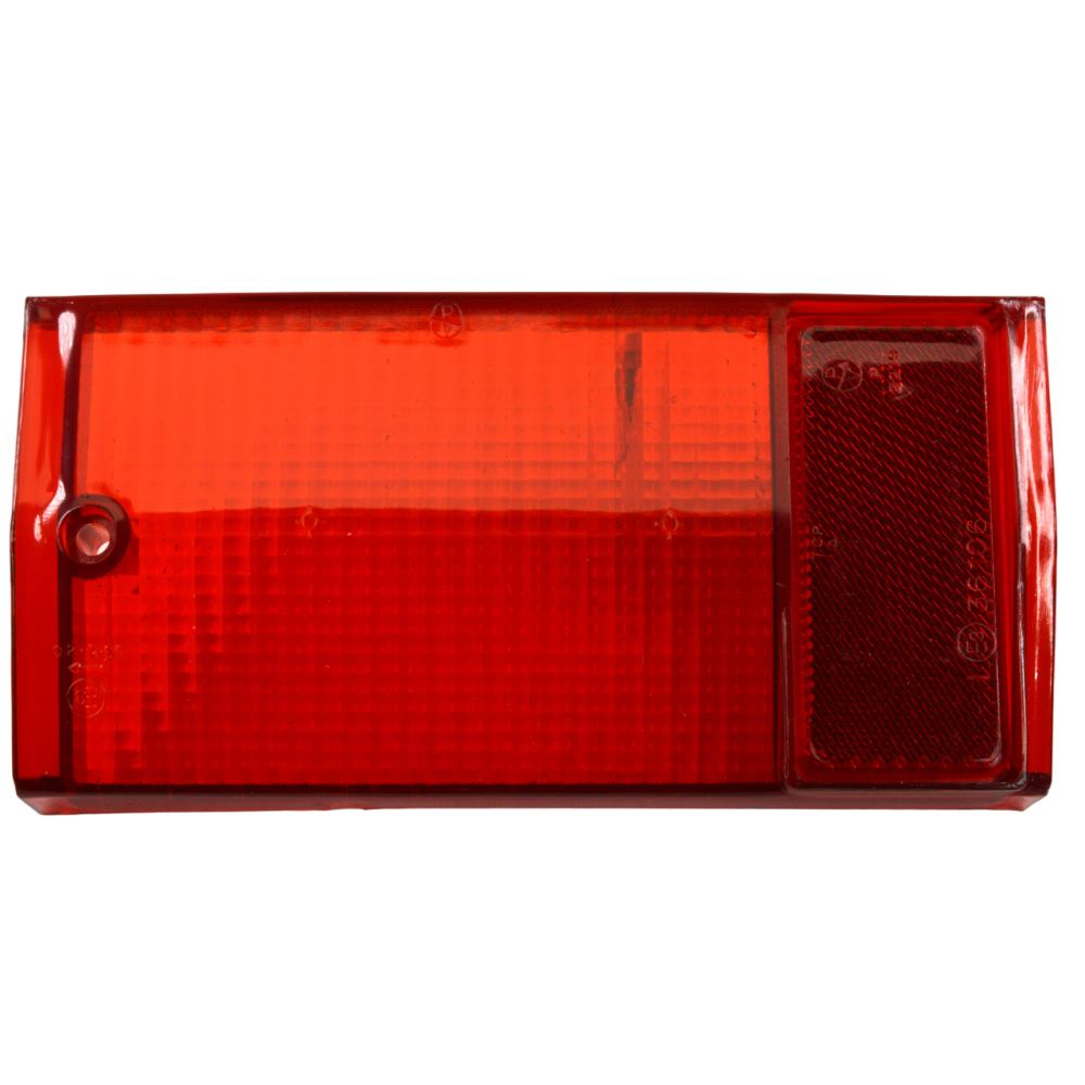 Achterlichtlens links voor replica achterlicht Fiat 124 Spider (71-78) rood