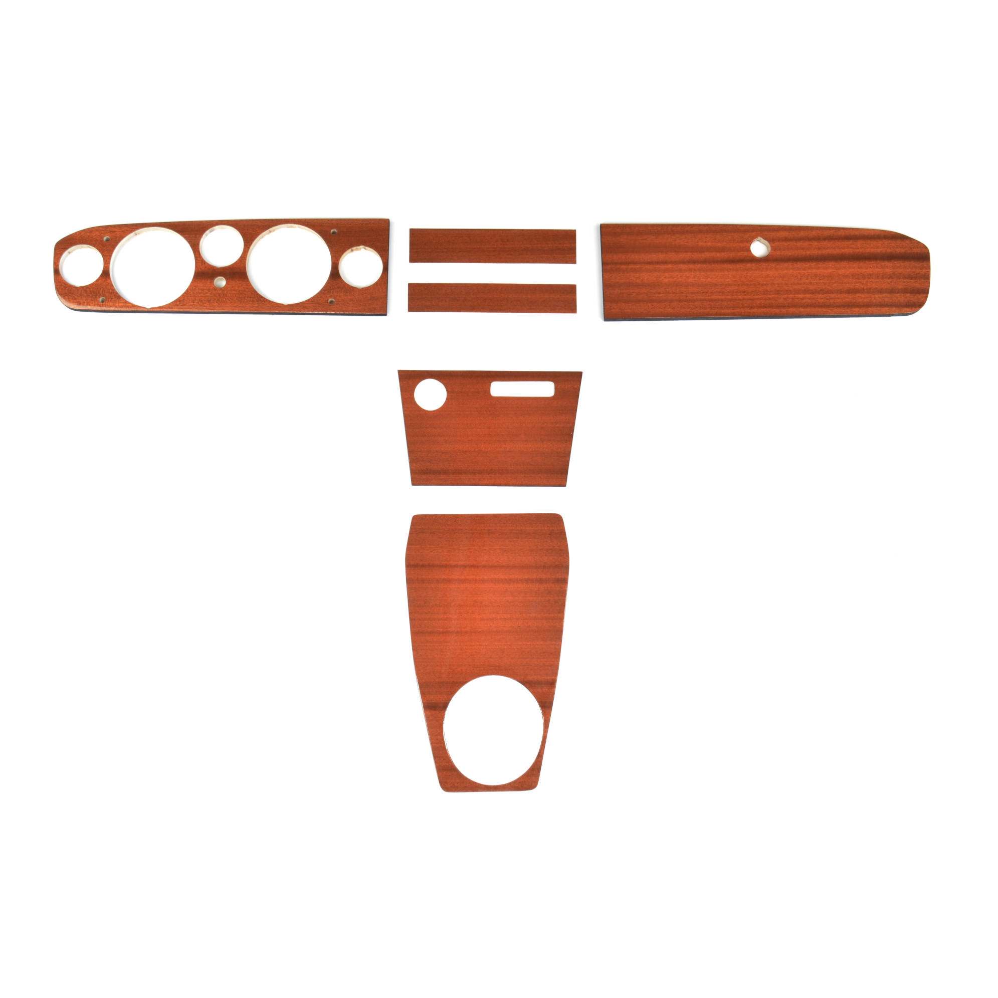 Holz Satz Mahagoni 1979 2000 Vergaser Radiokonsole Fiat 124 Spider