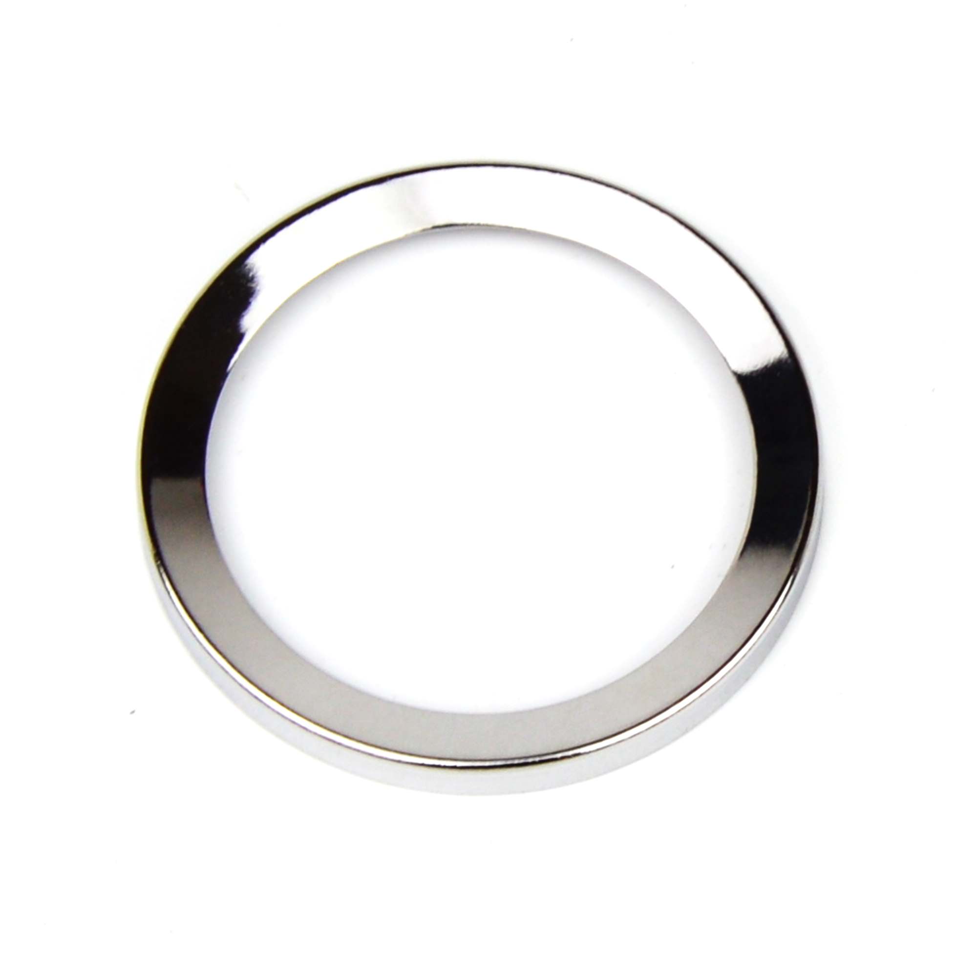 Chromring klein für Instrumente Fiat 124 Spider, 124 Coupé (Instrumentenring zum Bördeln)