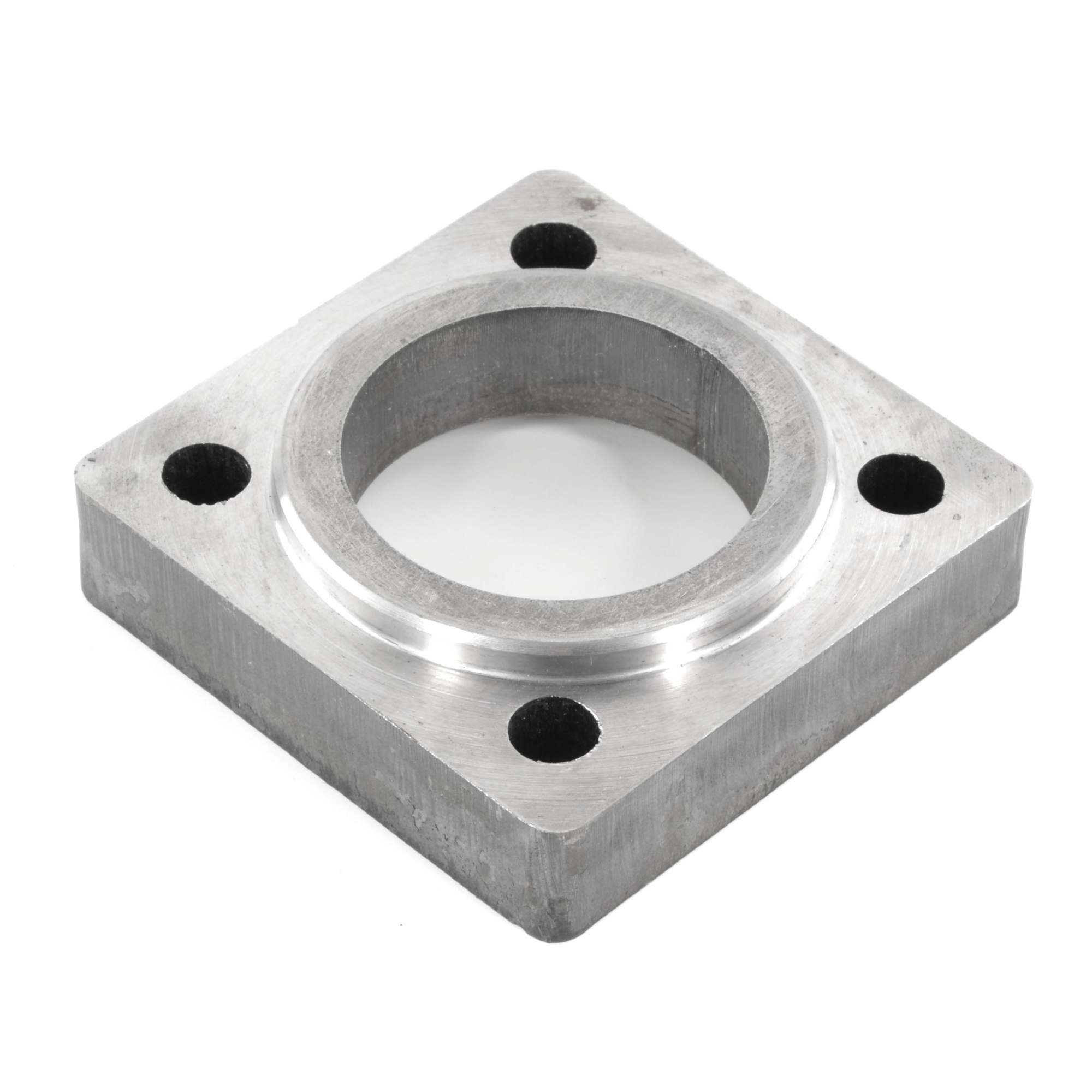 Flansch 4 Loch als Ausgleich für Länge 15 mm stark Fiat 124 Spider