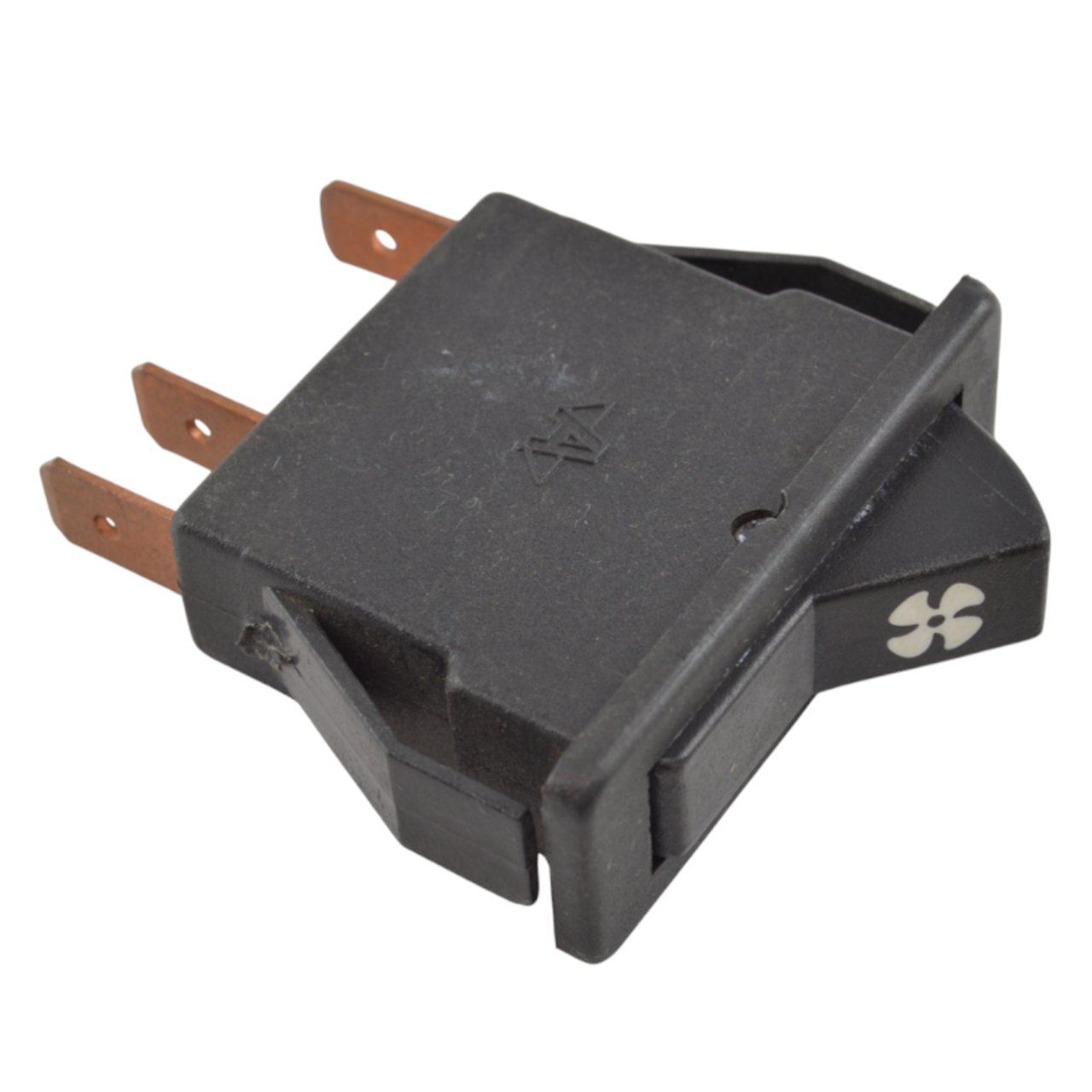 Heizungsgebläseschalter mit Lüftersymbol original Fiat 124 Spider, 124 Coupé