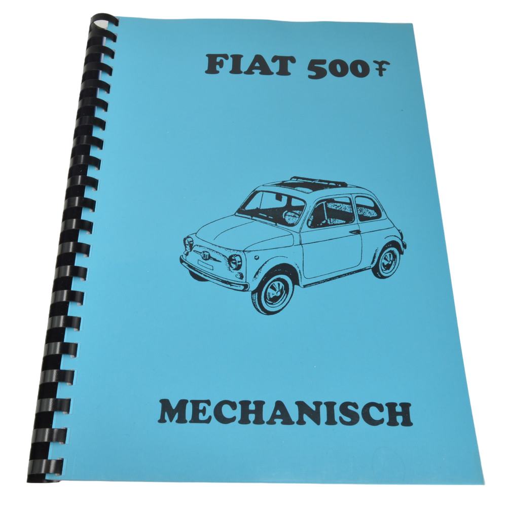 Kopie van de onderdelencatalogus Fiat 500 F
