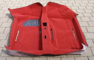 Fit carpet (vermelho) Fiat 600/D - Seat 770 S