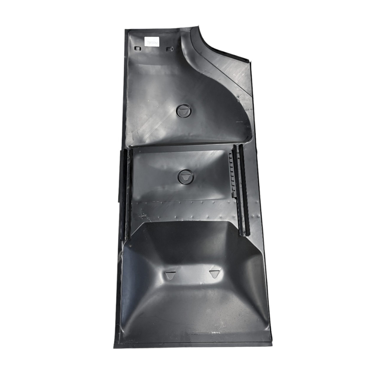 Bodenblech rechts (inkl. Querversteifung und Sitzschiene) Fiat 850 N, S, Spider