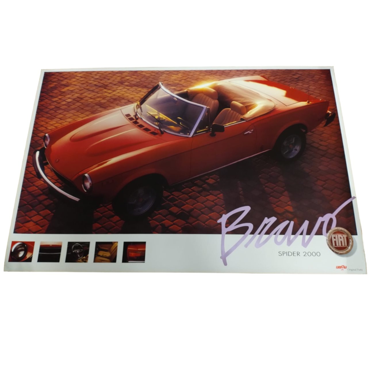Affiche 'Fiat 124 Spider'