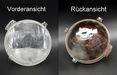 Paar Scheinwerfereinsätze H-1 CARELLO Fiat 1500 C Berlina